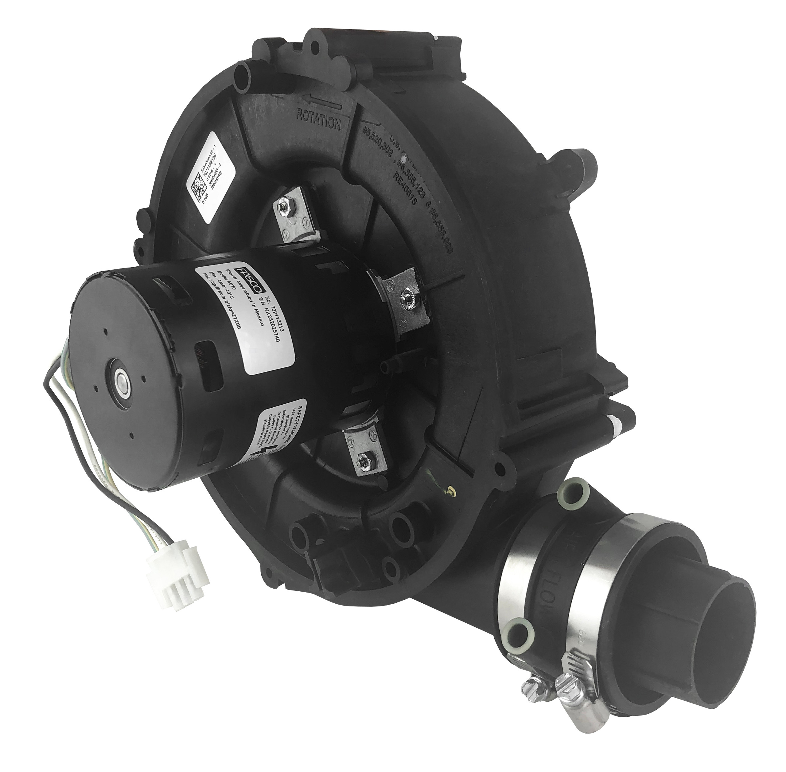 Fasco A070 Rheem Rudd Furnace Draft Inducer Blower (7010415702, 72112572)