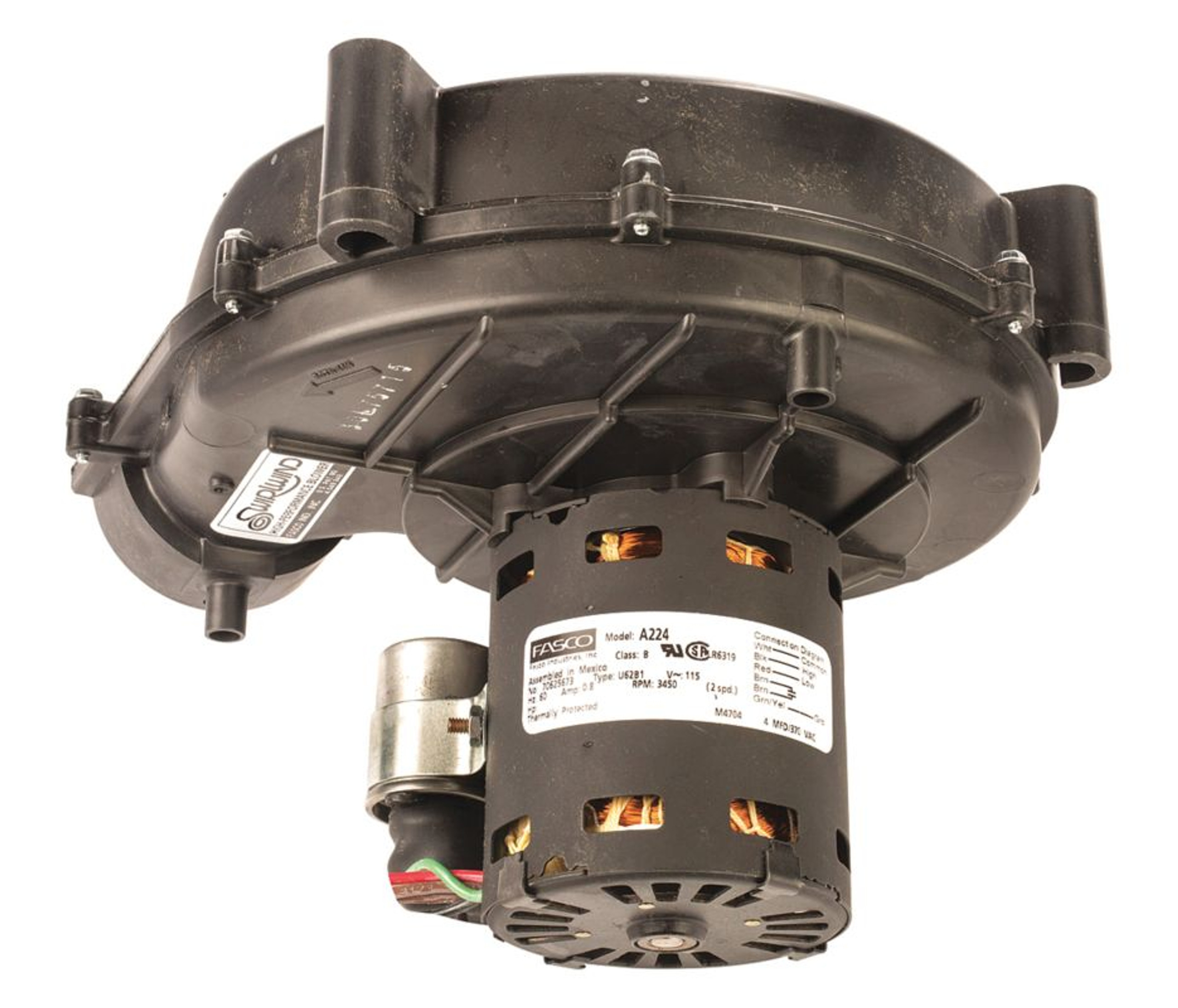 Fasco A224 York (02427654000) Furnace Draft Inducer Blower 115V