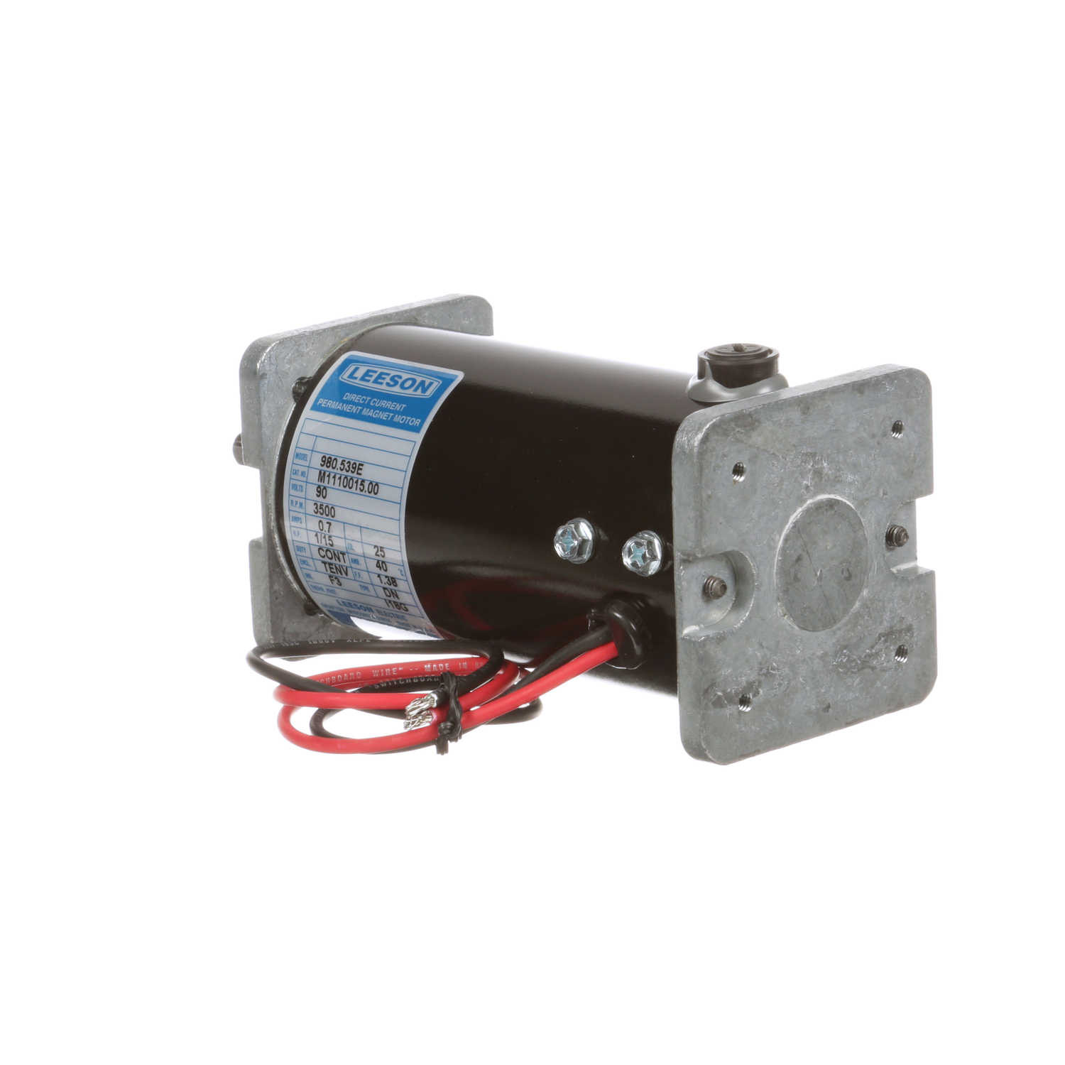 M1110015.00 Leeson Permanent 90V DC Motor 0.07 hp 3500 RPM