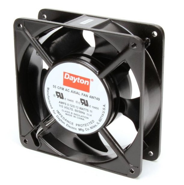4WT49 Dayton Axial Fan 115 Volts AC; 11 Watts; 55 CFM;