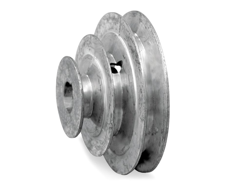 4" Diameter 3 Step Pulley by Congress Drives