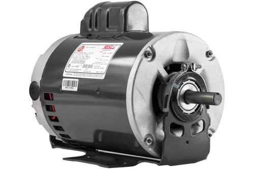2574 Nidec | 1 hp 1725/1140 RPM 2-Speed 115V; 6.5" Blower Motor