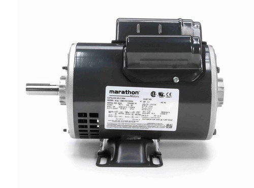C168A Marathon 1/2 hp 1800 RPM 56 Frame 115/230V Open Drip Marathon Electric Motor