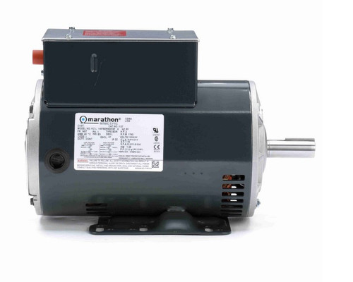 I127 Marathon 2 hp 1800 RPM 145T Frame 115/208-230V Open Drip Marathon Electric Motor
