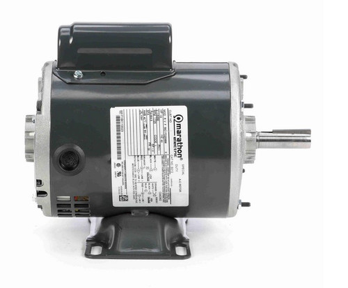 S012 Marathon 1/2 hp 1800 RPM 56 Frame 115/230V Open Drip Marathon Electric Motor