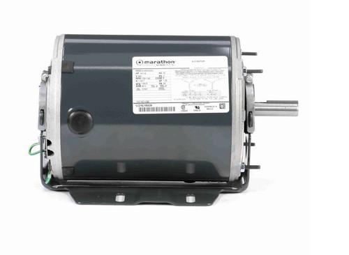 K280 Marathon 3/4 -1/4 hp 3 phase 1800/1200 RPM 56 Frame 460V ODP Resilient Mount Marathon Motor
