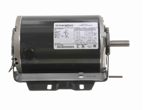 K1411 Marathon 1 hp 3 phase 3600 RPM 56 Frame 208-230/460V ODP Resilient Mount Marathon Motor