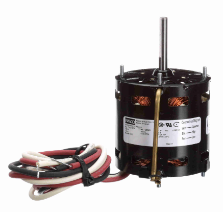 Fasco D332 Motor | 1/25 hp 1500 RPM 2-Speed CW 3.3" Diameter 115 Volts