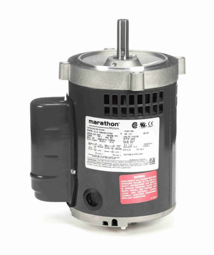 G216A Marathon 1/3 hp 3600 RPM 56C Frame ODP (no base) 115/230V Marathon Electric Motor