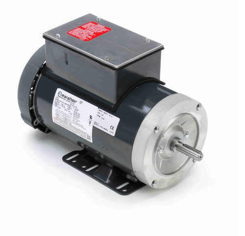 K319 Marathon 2 hp 1800 RPM 56HC Frame TEFC 115/230V Marathon Electric Motor