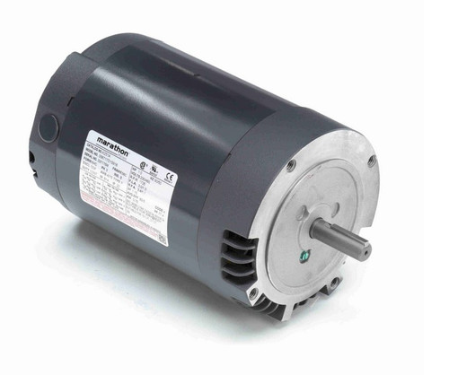 K251C Marathon 1 hp 1800 RPM 56C Frame ODP (with base) 230/460V Marathon Electric Motor