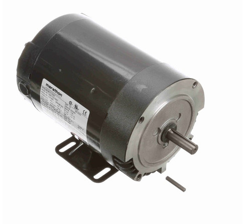 K1308A Marathon 3/4 hp 1800 RPM 3-Phase  56C Frame ODP (w base) 230/460V Marathon Motor
