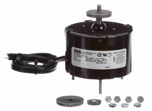 Fasco D429 Motor | 9 Watt 1550 RPM CCW 115 Volts Unit Bearing Motor