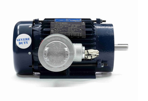 C363A Marathon 2 hp 1800 RPM 3-Phase  145TC Frame TEFC (rigid base) 230/460V Marathon Motor