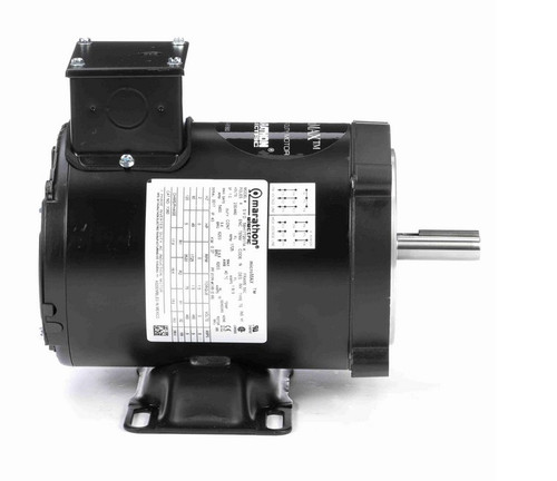 Y360 Marathon 1/2 hp 1800 RPM 3-Phase 56C Frame TENV (rigid base) 230/460V Marathon Motor