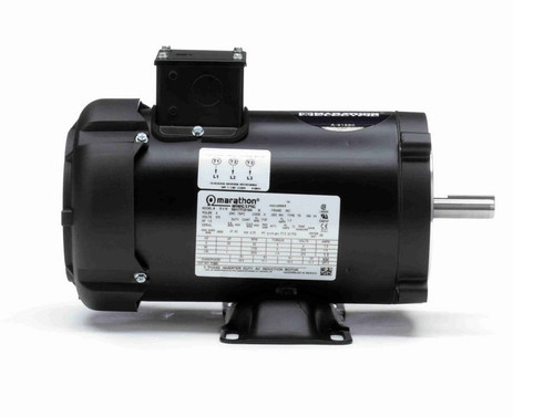 Y365 Marathon 1 hp 1800 RPM 3-Phase 56C Frame TEFC (rigid base) 575V Marathon Motor
