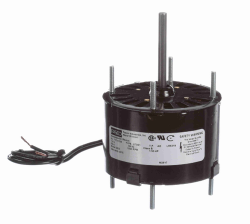 Fasco D603 Motor | 1/50 hp 1500 RPM CW 3.3" Diameter 115 Volts