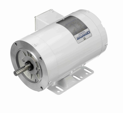 N605 Marathon 1 1/2 hp 3600 RPM 3-Phase 56C Frame TENV (with base) 230/460V Marathon Motor