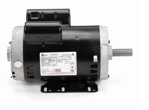 V102 Century 2 hp 1800 RPM 1-Phase 145T Frame ODP (rigid base) 115/208-230V Century Motor # V102