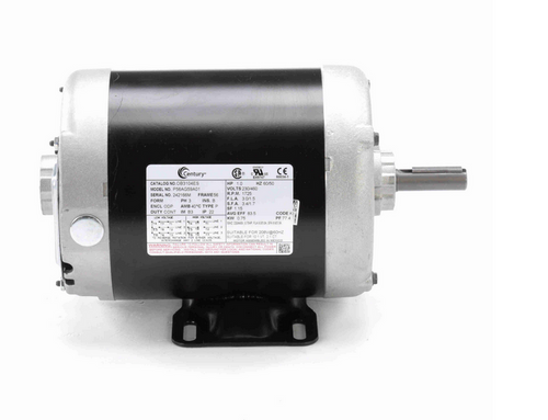 OB3104ES Century 1 hp 1800 RPM 3-Phase 56 Frame ODP (rigid base) 230/460V Century Motor # OB3104ES