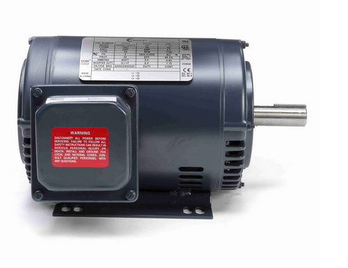 TO107 Century 1-1/2 hp 1800 RPM 3-Phase 145T Frame ODP (rigid base) 200V Century Motor # TO107
