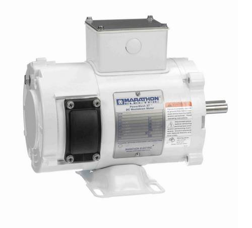 Z630 Marathon 1/4 hp DCPM Washdown 56C Frame C Face TENV 1750 RPM (rigid base) 90V Marathon Motor