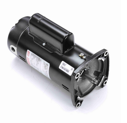 Q1202 Century 2 hp 3600 RPM 1-Phase 48Y Frame ODP (no base) 115/230V Century Jet Pump Motor # Q1202