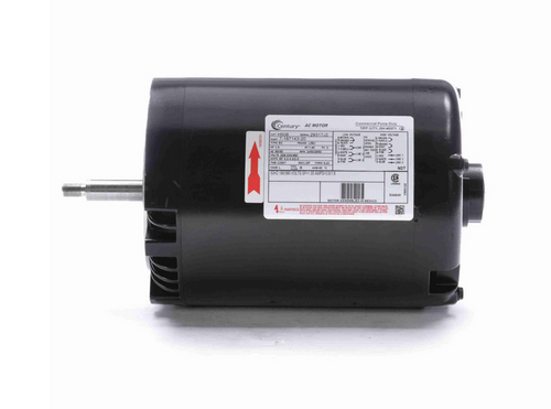 H506 Century 1 hp 3600/2850 RPM 3-Phase 56J Frame ODP (no base) 208-230/460V Century Pump Motor # H506