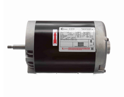 H607 Century 1-1/2 hp 3600/2850 RPM 3-Phase 56J Frame ODP (no base) 208-230/460V Century Pump Motor # H607