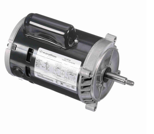 C329 Marathon 1/3 hp Basic Jet Pump Motor 3600 RPM 115/208-230V ODP 56J Frame (no base)