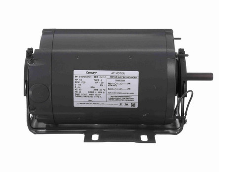 906L Century 1/3 hp 1800 RPM 48 Frame 115V Belt Drive TENV Blower Motor