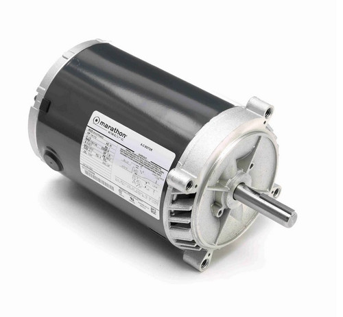 H223 Marathon 1/4 hp 1800/1200 RPM 56CZ Frame 115V (No Base) ODP Exhaust Blower Motor