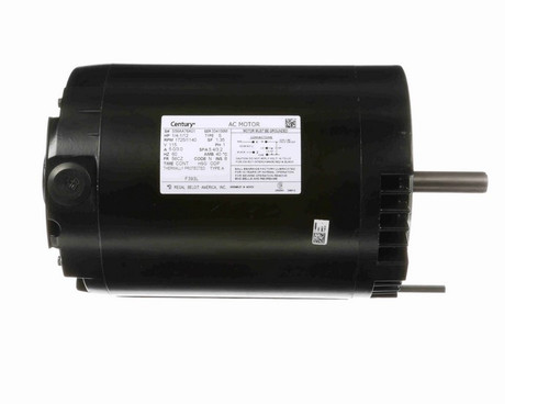 F393L Century 1/4 hp 1800/1200 RPM 56CZ Frame 115V (No Base) ODP Exhaust Blower Motor