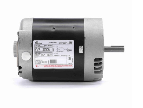 F262 Century 1/3 hp 1800/1200 RPM 56CZ Frame 115V (No Base) ODP Exhaust Blower Motor