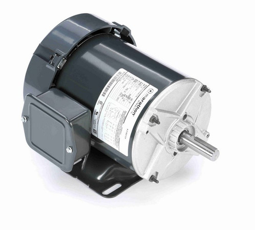 K158 Marathon 1/2 hp 208-230/460V 1800 RPM 3-Phase 56 Frame TEFC (rigid base) Motor