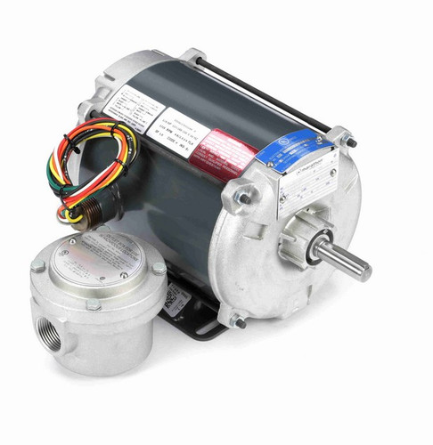 G639 Marathon 1/4 hp 1800 RPM 115/208-230V Explosion Proof 56 Frame EPNV (rigid base) Motor