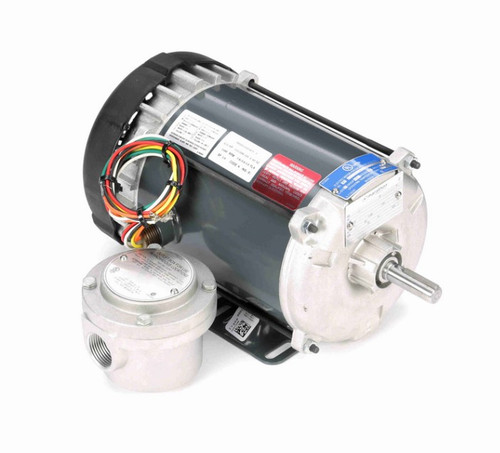 G652 Marathon 1/3 hp 1200 RPM 115/208-230V Explosion Proof 56 Frame EPFC (rigid base) Motor