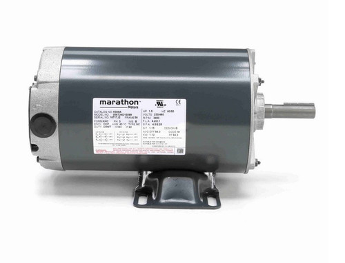 K009A Marathon 1 1/2 hp 3600 RPM 230/460V 3-Phase 56 Frame ODP (rigid base) Motor