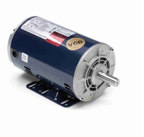 U424A Marathon 2 hp 1800 RPM 230/460V 3-Phase 145T Frame ODP (rigid base) Motor