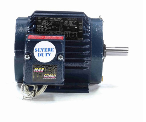 E467A Marathon Severe Duty 2 hp 1800 RPM 230/460V 3-Phase 145T Frame TENV (rigid base) Motor