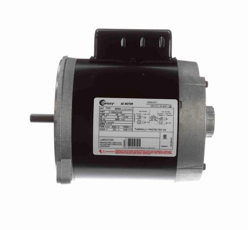 C330 Century 1/3 hp 1800 RPM 115/230V TENV 56N Frame Auger Motor