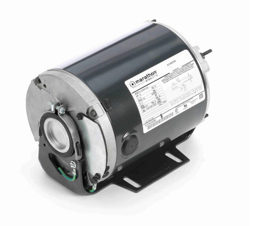 H197 Marathon 1/6 hp 1200 RPM 115V TENV 48 Frame Split-Phase Farm Motor