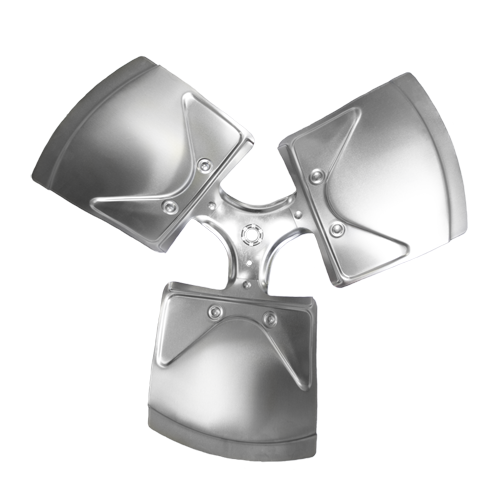 XW1803-35RA Revcor Fan Blade, 18 Inch Dia, Three Blade, 35 Degree Pitch, CW, 1/2" Hub Bore