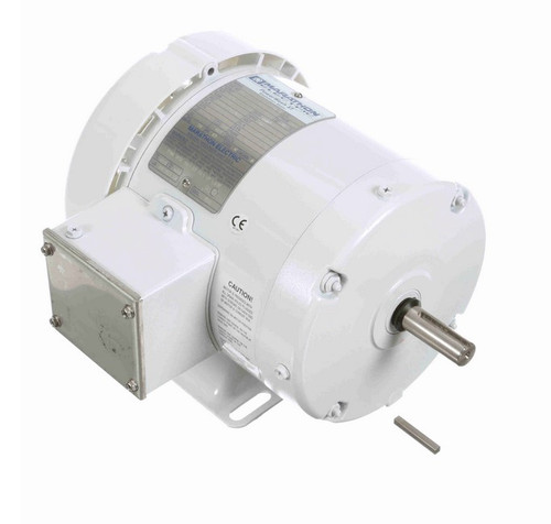 N322 Marathon 1/2 hp 1800 RPM 208-230/460V 3-Phase 56 Frame TEFC (rigid base) Washdown Motor