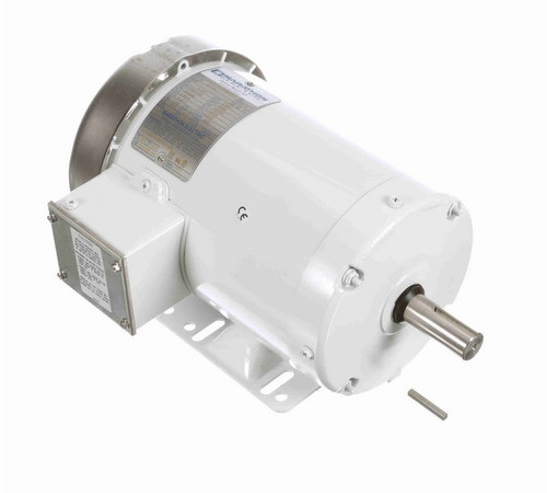 N321A Marathon 1 1/2 hp 1800 RPM 230/460V 3-Phase 145T Frame TEFC (rigid base) Washdown Motor
