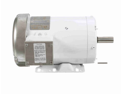 N321A Marathon 1 1/2 hp 1800 RPM 230/460V 3-Phase 145T Frame TEFC (rigid base) Washdown Motor