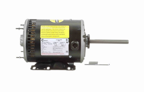 H1056AV1 Century 3/4 hp 3-phase 200-230/460V 1200 RPM OPAO 56HZ Frame Condenser Fan Motor