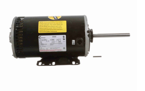H1053RBV1 Century 1 hp 3-phase 200-230/460V 900 RPM OPAO 56HZ Frame Condenser Fan Motor