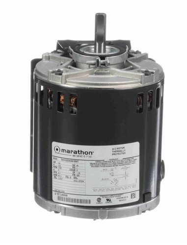 HG701 Marathon 1/4 hp (1 speed) 115V 1800 RPM Open 48Y Frame Resilient Base  Blower Motor