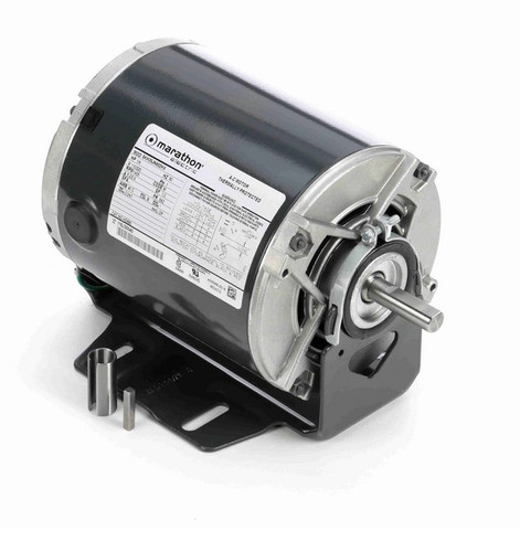 HG690 Marathon 1/4 hp (1 speed) 110/220V 50 Hz 1500 RPM ODP 56Z Frame Resilient Base  Blower Motor